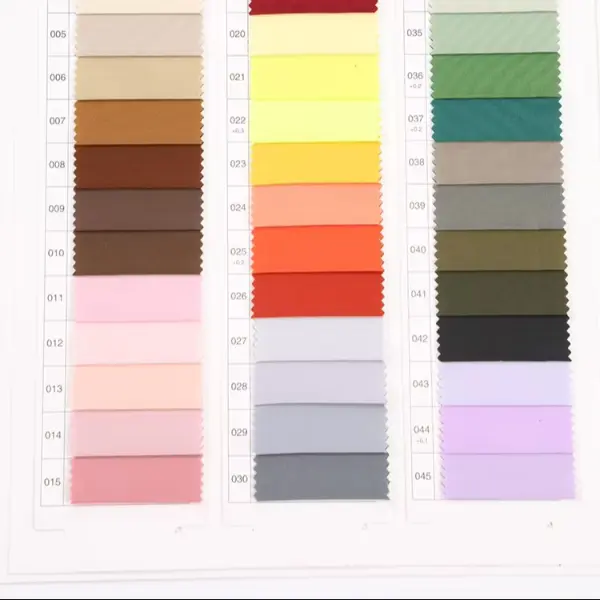 Water-resistant, windproof, 4-way stretch fabric available in various colors.