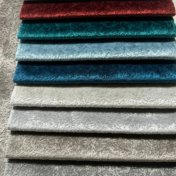 輝くベルベットのソファ生地